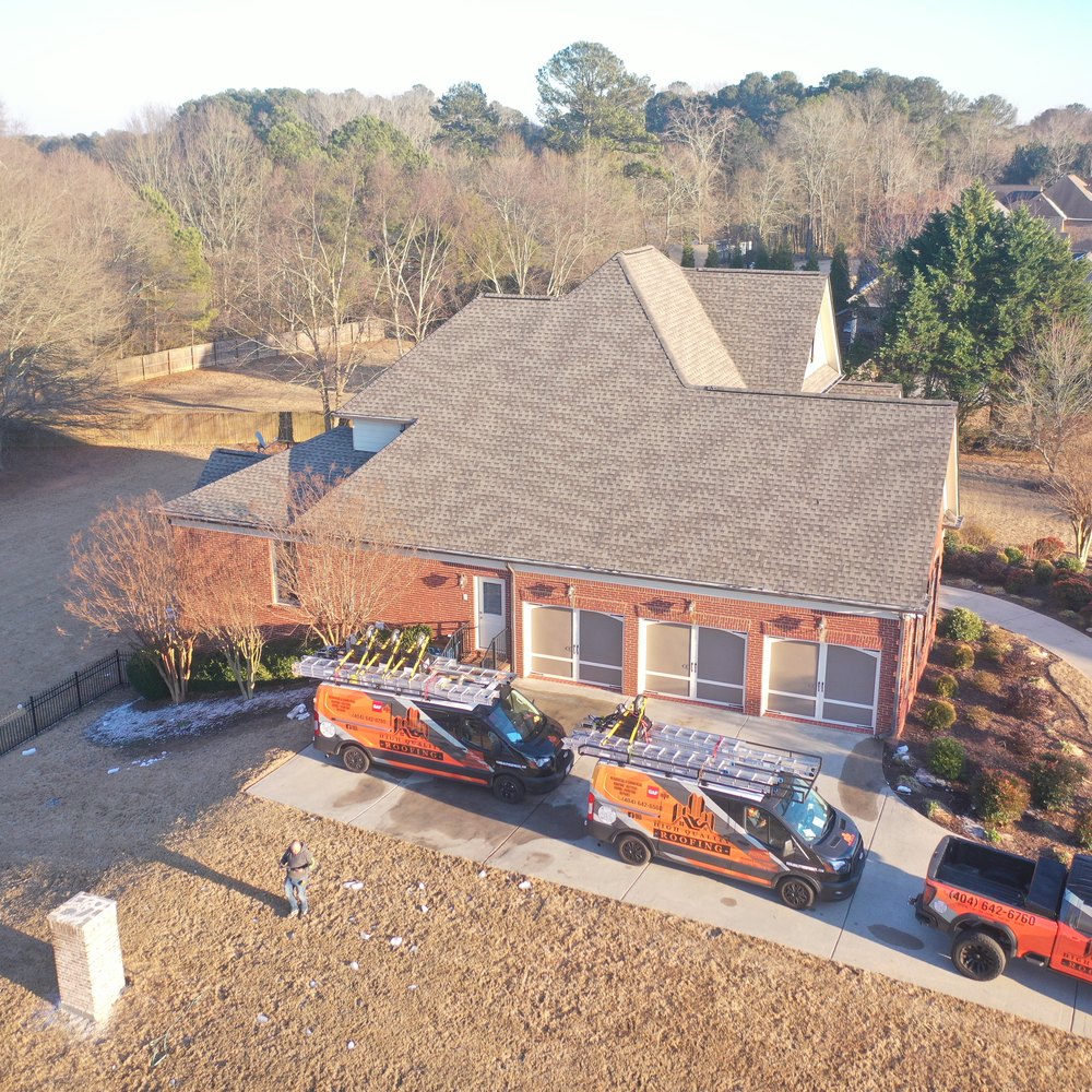Neighborhood roof replacement — High Quality Roofing, Atlanta