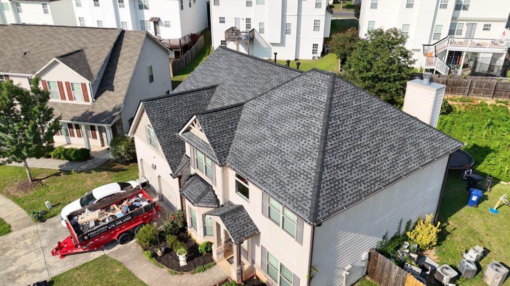 GAF Timberline HDZ Shingles in Charcoal